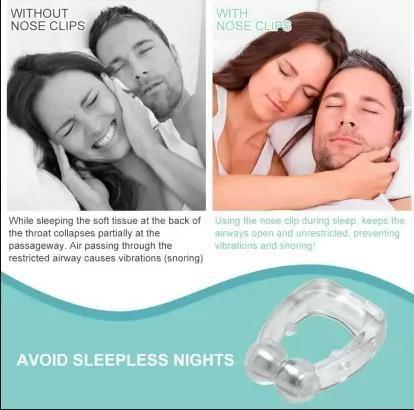 Anti Snoring Nose Clip Device for Men Women Nasal Strips